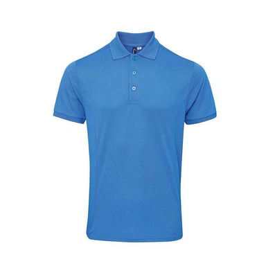 Premier Mens Coolchecker Plus Piqu Polo Shirt (Sapphire Blue)