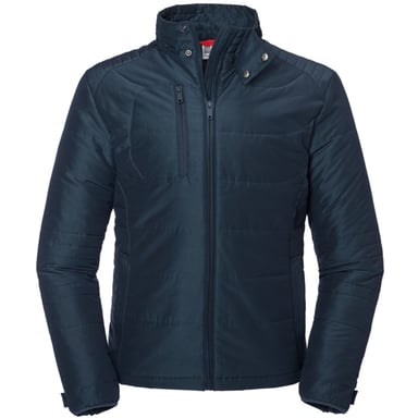 Russell Mens Cross Padded Jacket (French Navy)