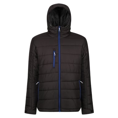 Regatta Mens Navigate Thermal Padded Jacket (Black/New Royal)