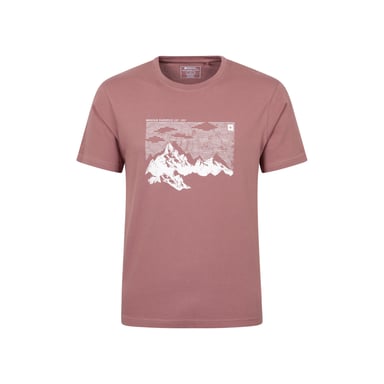 Mountain Warehouse Mens Mountain T-Shirt (Burgundy)