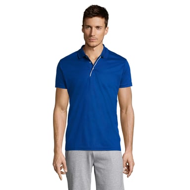 SOLS Mens Performer Sports Polo Shirt (Royal Blue)