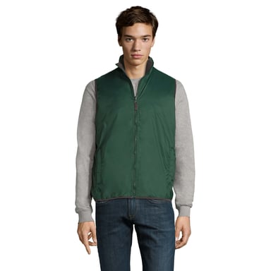 SOLS Unisex Adult Winner Reversible Body Warmer (Forest Green)