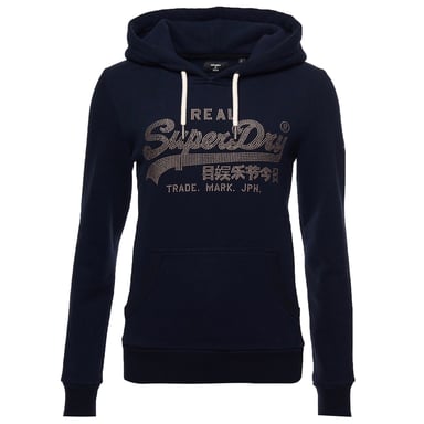 Sudadera con capucha Boho Brillante Logo Vintage de Superdry