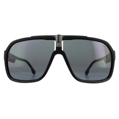 Carrera Pilots Gafas de sol gris negro mate para hombre