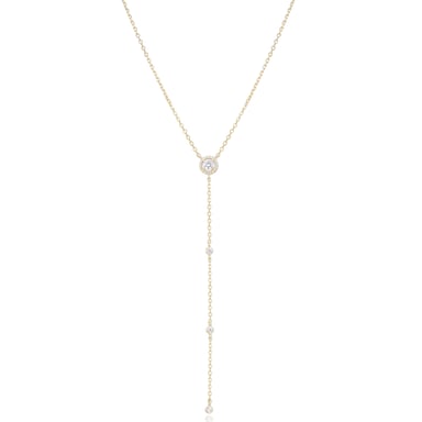 Gena.paris 'The One' Women's 925 Sterling Silver Necklace - Gold GC1597-Y