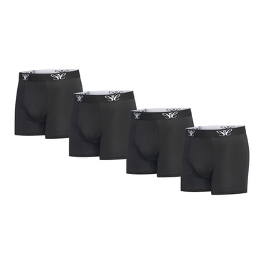 Calzoncillos Cappuccino Italia 4-Pack Boxers Negro