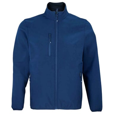 SOLS Mens Falcon Recycled Soft Shell Jacket (Abyss Blue)
