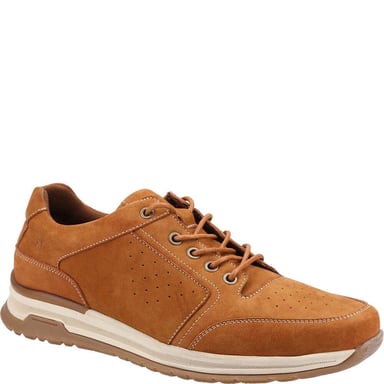 Hush Puppies Mens Joseph Nubuck Trainers (Tan/Beige)