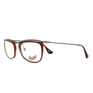 Montura de Gafas Persol PO3083V 1006 Rojo Burdeos 53mm Mujer