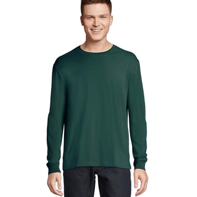 SOLS Unisex Adult Pioneer Long-Sleeved T-Shirt (Green Empire)