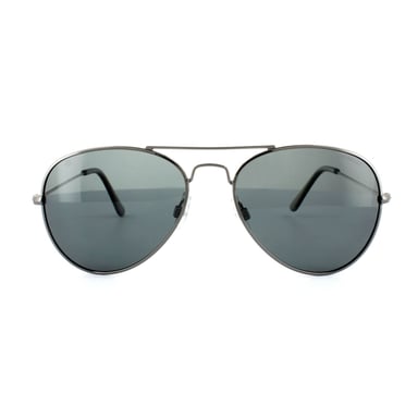 Gafas de sol polarizadas Polaroid Pilots unisex gris rutenio