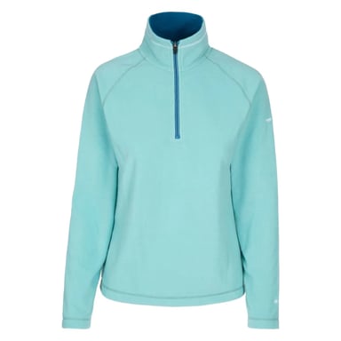 Trespass Childrens Girls Sybil Half Zip Microfleece Top (Teal Mist)