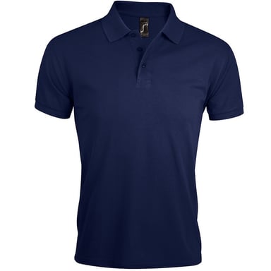 SOLs Mens Prime Pique Plain Short Sleeve Polo Shirt (French Navy)