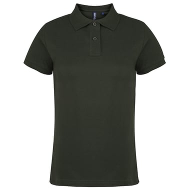 Asquith & Fox Womens/Ladies Plain Short Sleeve Polo Shirt (Bottle)
