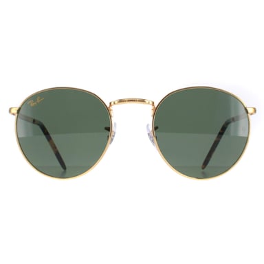 Ray-Ban Redondo Unisex Oro Verde RB3637 Nuevo Redondo