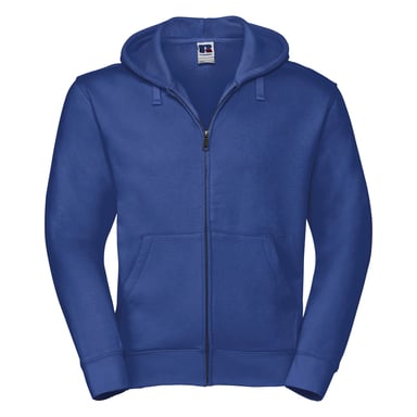 Russell Mens Authentic Full Zip Hooded Sweatshirt / Hoodie (Bright Royal)