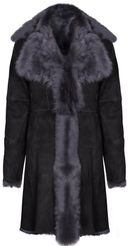 Gabardina de piel de oveja Toscana para mujer - Tbilisi