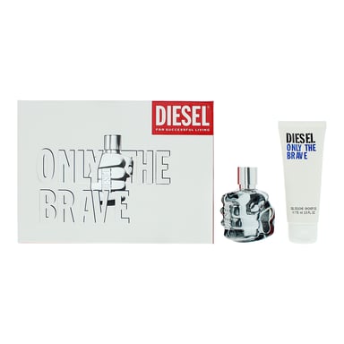 Diesel Only The Brave Gift Set Eau De Toilette 50ml & Shower Gel 75ml