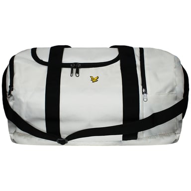 Bolso barril blanco ajustable para hombre de Lyle & Scott