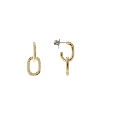 Pendientes Luxenter  acabados en oro amarillo de 18K - Khihu