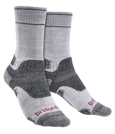 Bridgedale - Calcetines de senderismo para mujer - Plata / Gris