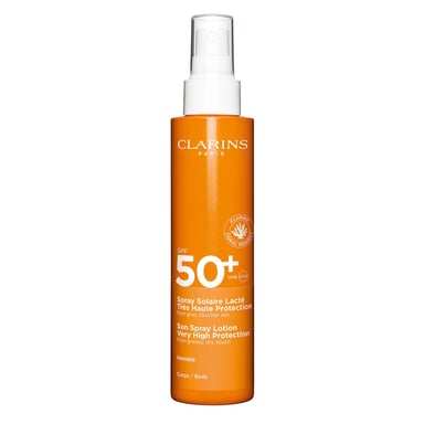 Spray solar lechoso de muy alta protección SPF50+ 150 ml