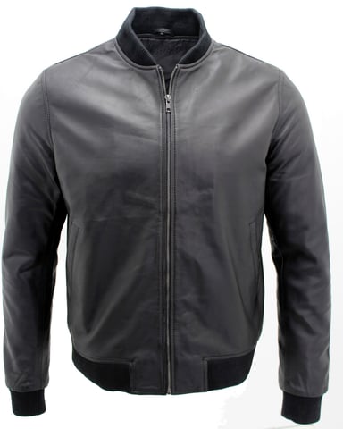 Chaqueta bomber de cuero de Varisty