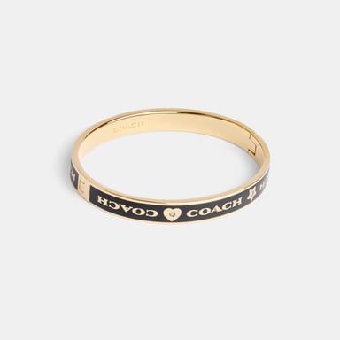 Coach Heart and Star Enamel Bangle