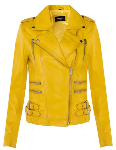 Chaqueta de motociclista de cuero Brando para mujer - Loddon