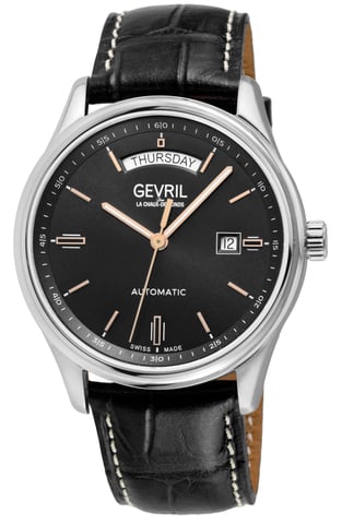 Reloj Automático Suizo SW240 Gevril Excelsior 48200