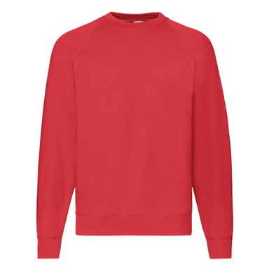 Fruit Of The Loom Mens Raglan Sleeve Belcoro® Sweatshirt (Red)