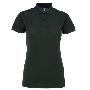 Asquith & Fox Womens/Ladies Short Sleeve Performance Blend Polo Shirt (Bottle)