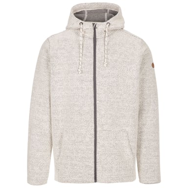 Trespass Mens Scawton Zipped Hoodie (Off White Marl)