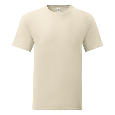 Fruit Of The Loom Mens Iconic T-Shirt (Pack of 5) (Natural)
