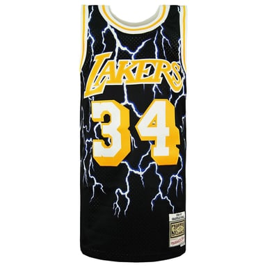 Mitchell & Ness La Lakers Shaquile O'Neal Lightning Mens Chaleco