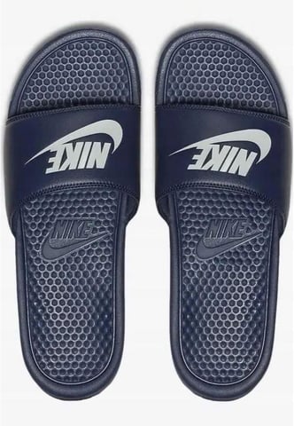 Nike Benassi Slip On Sliders in Midnght Navy
