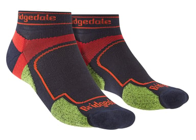 Bridgedale - Calcetines Bajos Ultraligeros Deportivos de Running para Hombre - Azul Marino