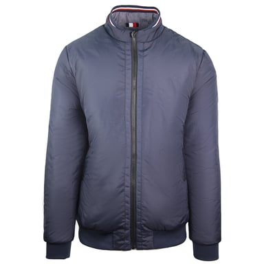 Chaqueta bomber acolchada reversible con cremallera para hombre azul marino de Tommy Hilfiger