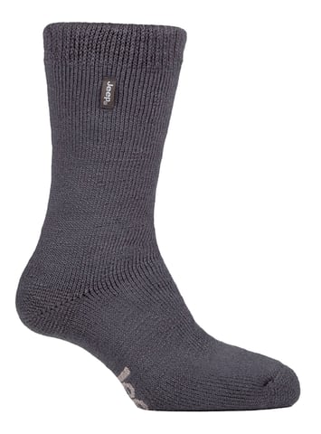 Calcetines Térmicos de Invierno para Hombre | Jeep | Calientes Calcetines Resistentes | Ideal para Senderismo - Gris