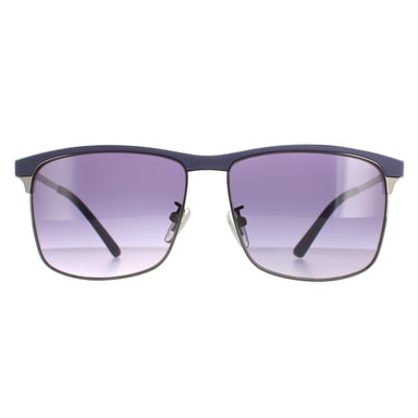 Police rectangular hombre mate azul Gunmetal Blau Gradient SPL570N Crossover 2