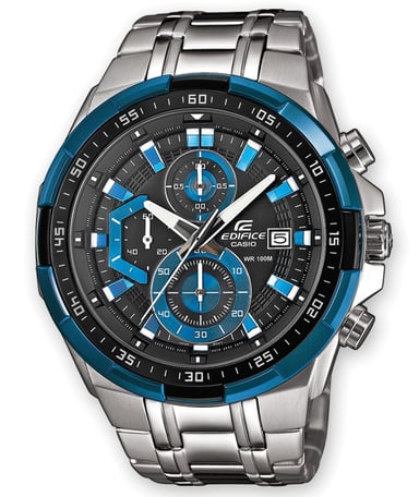 Casio Edifice Men's Silver Watch EFR-539D-1A2VUEF