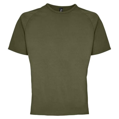 SOLS Mens Sporty Raglan T-Shirt (Army)