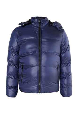 Mo Padded quilted jacket Men marine