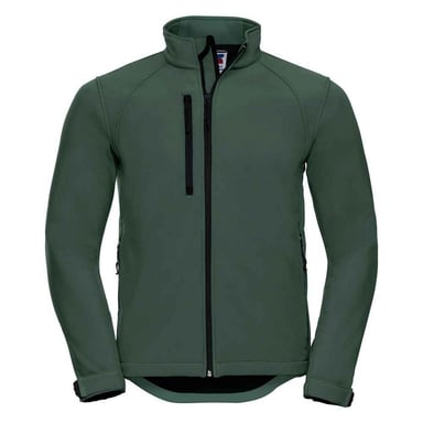 Russell Mens Plain Soft Shell Jacket (Bottle)