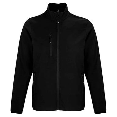 SOLS Mens Falcon Soft Shell Jacket (Black)