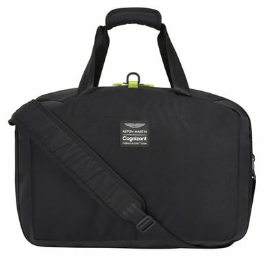 Bolso negro para hombre del equipo oficial Aston Martin Cognizant F1