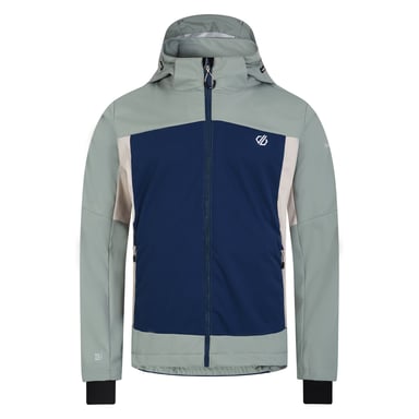 Dare 2B Mens Mountaineer Soft Shell Jacket (Moonlight Denim/Lilypad Green)
