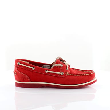 Timberland classis bote 2 encaje de cuero rojo oculares zapatos para mujer con la mujer 8866r
