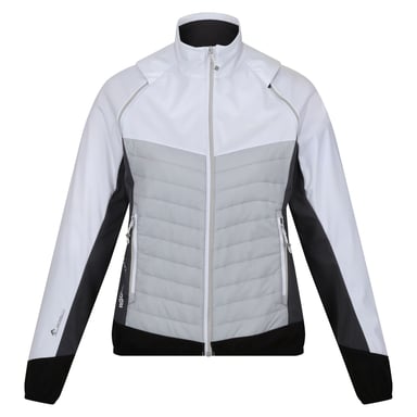 Regatta Womens/Ladies Steren Hybrid Jacket (White/Cyberspace)