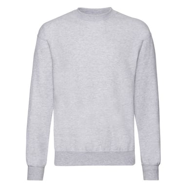 Fruit Of The Loom Mens Lightweight Drop Shoulder Sweatshirt (Heather Grey)